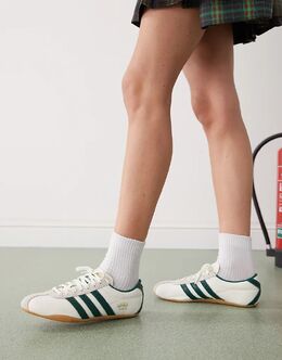 Кроссовки Adidas Tokyo белого и темно-зеленого цветов 139874644 | white