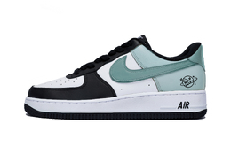Nike Кроссовки Air Force 1 Puppy Fragment Low Top для скейтбординга, мужские, белые, зеленые dv0788-001(team85-璀璨奶绿) | white