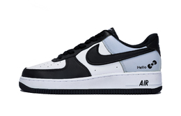 Nike Кроссовки Air Force 1 Puppy Fragment Low Top для скейтбординга, мужские, белые, синие dv0788-001(team85-春媱海盐) | white blue