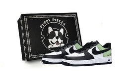 Nike Кроссовки для скейтбординга Air Force 1, мужские, низкие, белые, зеленые dv0788-001(team85-春媱抹茶as-box) | white green