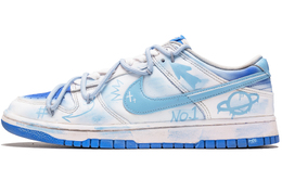 Nike Кроссовки для скейтбординга Dunk, износостойкие, низкие, мужские, сине-белые dd1391-401(teamf-冰雪世纪) | blue white