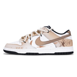 Nike Кроссовки для скейтбординга Dunk Soaring Star с противоскользящим покрытием, износостойкие, мужские, белые, коричневые dd1391-100(team1001-飞扬之星） | white brown