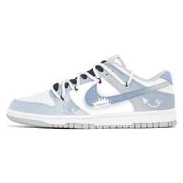 Nike Кроссовки для скейтбординга Dunk, износостойкие, низкие, мужские, сине-белые dd1391-103(team778-幻梦镜空) | blue white