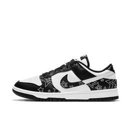 Nike Кроссовки для скейтбординга Dunk Anti-Slip, износостойкие, низкие, мужские, черно-белые dd1391-100(team579-黑白星) | black white