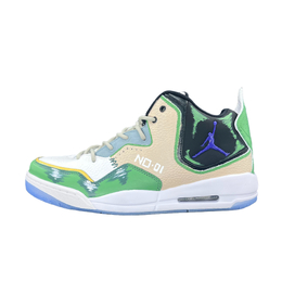 Jordan Баскетбольные кроссовки Courtside 23 HEN Ji Mid Top Vintage, мужские, белые, зеленые ar1000-104（team709-迷丛） | white green