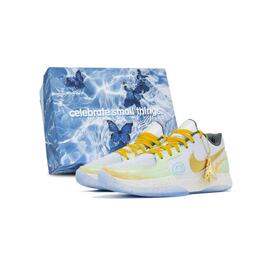 Nike Баскетбольные кроссовки Ja 2 с низким верхом, устойчивые к истиранию, с мягкой амортизацией, мужские, цвет голубо-оранжевый fz1516-001(team188-绿洲s-box) | cyan orange