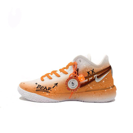 Nike Баскетбольные кроссовки LeBron NXXT Gen Zoom LeBron NXXT Gen с низким антискользящим покрытием, износостойкие, мужские, оранжевые dr8788-101(team603-幻橙熊） | orange
