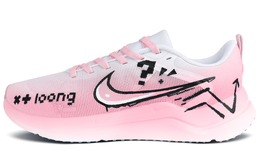 Nike Кроссовки для бега Downshifter 12 Low Top Casual, мужские, белые, розовые dd9293-100（team238-浅粉色调） | white pink