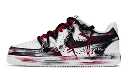 Nike Кроссовки для скейтборда Court Vision 1 Blood Cross с антискользящим покрытием, износостойкие, низкие, мужские, черно-красные dh2987-101(team350-血色十字) | black red