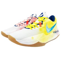 Nike Баскетбольные кроссовки Precision 6 Shock Absorbers с противоскользящим покрытием, устойчивые к истиранию, низкие, мужские, розово-желтые hv1796-141(team558-落日樱花雨) | pink yellow