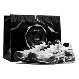 Nike Кроссовки Initiator с низким верхом, устойчивые к истиранию, мужские, черные, белые, серые 394055-100(team113-独行月球s-box) | black gray white