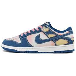 Nike Кроссовки для скейтбординга Dunk Summer Multicolor, нескользящие, износостойкие, дышащие, с низким верхом, мужские, цвет деним синий dv0834-101(team679-男款夏日缤纷) | denim blue