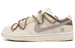 Nike Кроссовки для скейтбординга Dunk Low Coconut Milk, низкие, мужские, серо-бежевые dj6188-100(teamfour-男款沙漠风米白灰)