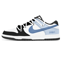 Nike Кроссовки для скейтбординга Dunk, износостойкие, низкие, мужские, сине-черные dd1391-100(team778-星空裂痕) | blue black