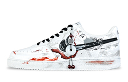 Nike Кроссовки Court Vision 1 Low Card, Turning The Tide, противоскользящие, износостойкие, низкие, для скейтбординга, мужские, черные, белые, красные dh2987-101(team528-逆转乾坤) | black white red