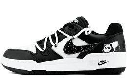 Nike Легкие и дышащие низкие кроссовки для скейтбординга Full Force, мужские, черно-белые fb1362-001(team97-解构黑白熊猫) | black white