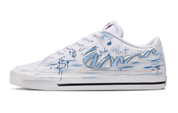 Nike Кроссовки для скейтборда Court Legacy Sky Horse Soars, износостойкие, с низким верхом, противоскользящие, мужские, белые, синие dh3162-100(team1068-天马行空) | white blue