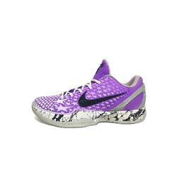 Nike Баскетбольные кроссовки Zoom Kobe 6 мужские, низкие, белые/фиолетовые/черные fq3546-100（team344-紫荆皇朝） | purple