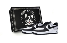 Nike Кроссовки для скейтбординга Air Force 1, мужские, низкие, белые, темно-серые dv0788-001(team85-春媱烟灰as-box) | white dark gray
