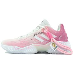 Adidas Баскетбольные кроссовки Pro Bounce 2018 Cherry Blossom Wind Chant Low Top мужские, белые, розовые fw0903(team545-樱花风吟) | white pink