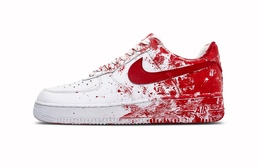 Nike Кроссовки Air Force 1 Low Top для скейтбординга, мужские, красные, белые cw2288-111(team11-绯红迷踪男款红白) | red white