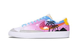 Nike Летние кроссовки Blazer Shooting Stars Slip Resistant Balance Low Top для скейтбординга, мужские, розовые da6364-112（team360-夏日流星） | pink
