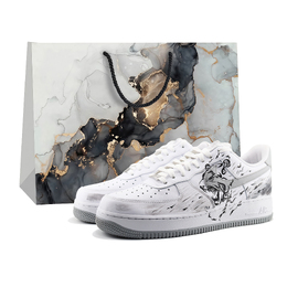 Кроссовки Air Force 1 Magikarp, King Of The Mountains Box Low Top для скейтбординга, мужские, черные Nike, Black fj4146-100(team1109-山岭为王sbox） | black