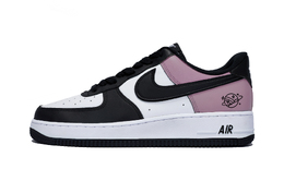 Nike Кроссовки Air Force 1 Low Top для скейтбординга, мужские, белые, розовые dv0788-001(team85-灿若树莓) | white pink