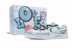 Nike Кроссовки Court Vision 1 Wind Blown Cloud Journey, синие, с противоскользящим покрытием, с низким верхом, для скейтбординга, мужские, синие dh2987-101(team350-风扬云游-蓝盒) | blue