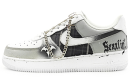 Nike Кроссовки Air Force 1 для скейтбординга, износостойкие, низкие, мужские, черные, белые, серые cw2288-111(team1284-黑蝙蝠) | black white gray