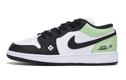 Jordan Баскетбольные кроссовки Air 1 Urban Chic Style Low Top Vintage, мужские, белые 553558-131(team85-菜菔抹茶) | white