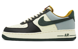 Nike Кроссовки Air Force 1 с противоскользящим покрытием, износостойкие, низкие, мужские, для скейтбординга, черно-серые hq3612-113(team108-男女同款银烁) | black gray
