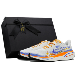 Nike Кроссовки Pegasus 41 с противоскользящей подошвой, износостойкие, легкие, для повседневного тренировочного бега, белые, мужские hf0013-900 (team919-逸彩疾行礼盒版） | eternal speed (obsidian box)
