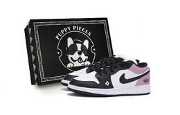 Jordan Эксклюзивные баскетбольные кроссовки Air 1 Urban Chic Style с низким верхом в винтажном стиле, белые, мужские 553558-131(team85-恒星树莓as-box) | white