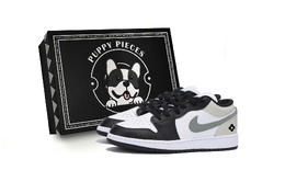 Баскетбольные кроссовки Air 1 LOW Top для детей и подростков Jordan, белый 553560-131(team85-花束雾霾as-box) | white