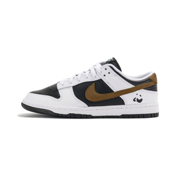 Nike Кроссовки для скейтбординга Dunk Low REeverse Panda 2.0 с противоскользящим покрытием, мужские, черно-коричневые ib4620-141(team578-咖啡小熊猫) | black brown