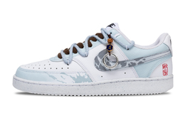 Nike Кроссовки Court Vision 1 с низким верхом, нескользящие, мужские, белые, синие dh2987-101（team960-云境） | white blue