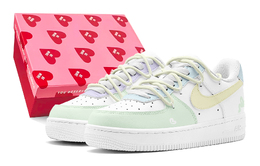 Nike Кроссовки Air Force 1 Slip Low Top для скейтбординга, мужские, фиолетово-синие cw2288-111(teams-爱心多巴胺男s-box) | purple blue