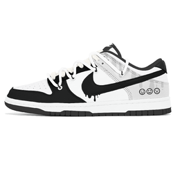 Nike Кроссовки для скейтбординга Dunk, износостойкие, низкие, мужские, черно-серые dd1391-100(team778-暗黑格调) | black gray