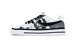 Nike Низкие кроссовки для скейтбординга Court Legacy, мужские, черно-белые dh3162-100(team930-太极八卦) | black white