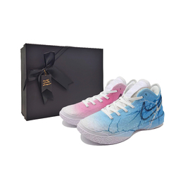 Nike Баскетбольные кроссовки LeBron NXXT Gen Zoom LeBron NXXT Gen с противоскользящим покрытием, износостойкие, низкие, мужские, сине-розовые dr8788-101(team603-蓝粉鸳鸯礼盒） | blue pink