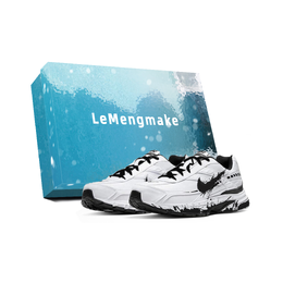 Nike Кроссовки для бега Initiator с амортизацией, дышащие, с поддержкой, низкие, мужские, белые 394055-100(team399-影蚀s-box) | white