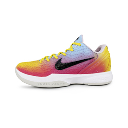 Nike Баскетбольные кроссовки Zoom Kobe 6 мужские низкие красные/желтые/синие fq3546-100（team1076-热情多巴胺） | red yellow