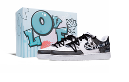 Nike Подарочный набор Court Vision 1 Dustproof Box Set, противоскользящие, износостойкие, низкие, мужские, кроссовки для скейтбординга, черные dh2987-101(team441-络尘-限定礼盒2) | black