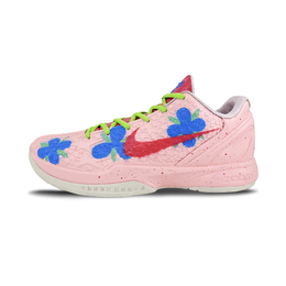 Nike Баскетбольные кроссовки Zoom Kobe 6 мужские, низкие, розовые/синие/красные fq3546-100（team1076-佩奇pe） | pink blue