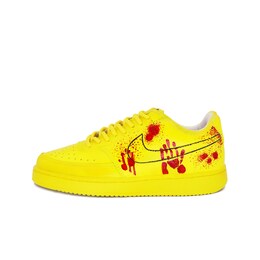 Nike Низкие, износостойкие, противоскользящие кроссовки для скейтборда Court Vision, мужские, желто-красные dh2987-101（team694-血溅金翅) | yellow red