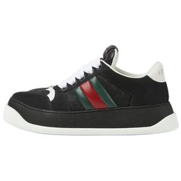 Gucci Низкие повседневные кроссовки Screener, мужские, черные 777106aad4b1081