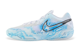 Nike Баскетбольные кроссовки GT CUT CROSS мужские, низкие, белые/синие hf0231-004(team889-雷霆闪电) | white blue