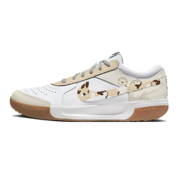 Nike Теннисные кроссовки Court Lite 3 Light Yellow Milk Coffee Panda Paw с низким верхом, противоскользящие, износостойкие, мужские, белые dv3258-102(team10-小熊猫爪) | white