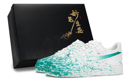 Nike Кроссовки Air Force 1 с низким верхом, противоскользящие, износостойкие, для скейтбординга, мужские, белые, зеленые cw2288-111(team171-自由现场s-box) | white green